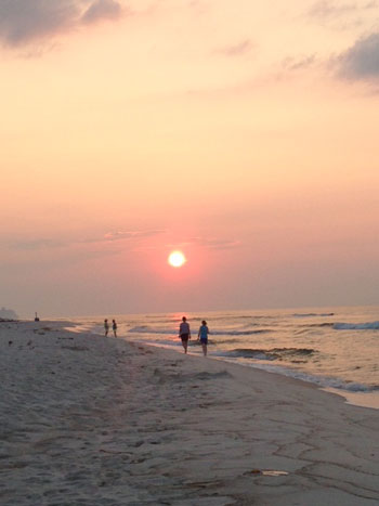 Orange Beach, all pretty in pink.